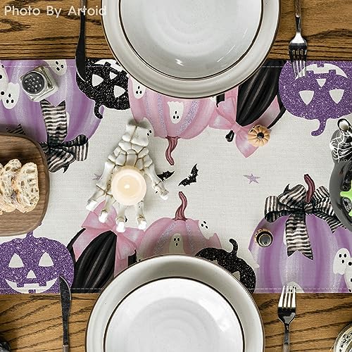 Artoid Mode 210 GSM Halloween Table Runner Home Party Decor 13x72 Inch - Image 3