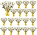 Crowye 18 Pcs Black Gold Foil Spray Centerpiece Table Decoration for Party by Crowye