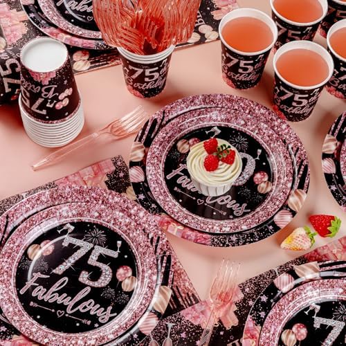 250PCS 75th Birthday Party Decorations for 50 Guestsy - Image 6