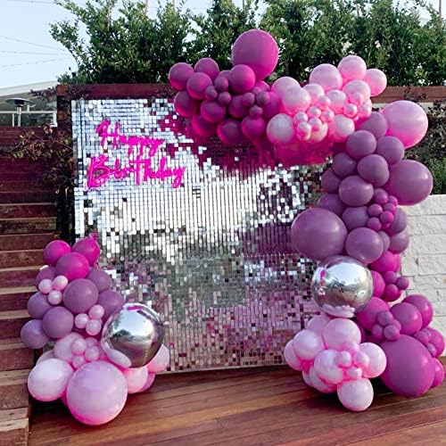 PartyWoo Dark Purple Balloons 50pcs Royal Purple Boho Neutral Color 12 Inch - Image 6