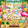 Premium Luau Birthday Party Decorations Set for 25 Guests - Hawaiian Theme by RainMeadow