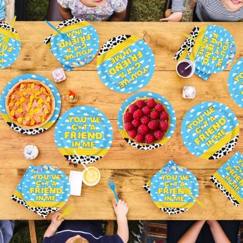 96Pcs Cartoon Story Birthday Party Decorations Serves 24 - Image 7