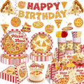 Xynic Pizza Party Decorations Tableware Set,Serves for 25 Guests by Unknown