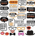 29 PCS Office Photo Booth Props, Set of 1 by Unknown