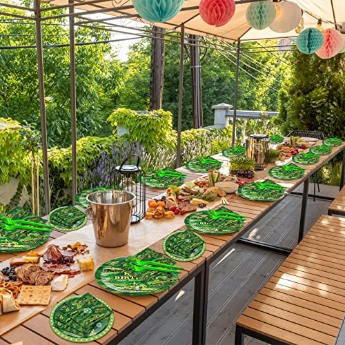 gisgfim 50 Guests Army Birthday Party Decorations Camo Birthday Party Supplies Army Party Plates and Napkins Military Soldier Camouflage Party Decorations Favors for Birthday Baby Shower 200 PCS - Image 5