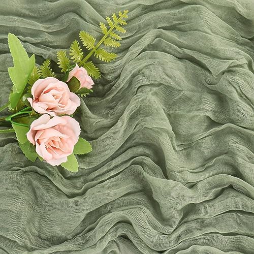 10FT Cheesecloth Table Runner Boho Party Home Decorations - Image 5