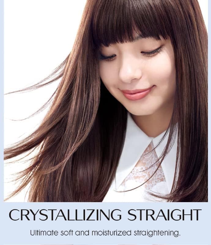 Japanese Hair Rebonding and Straightening Treatment - Permanent Crystallizing Straightener (1EX) with Neutralizing Cream (2) for Very Resistant Hair, Includes Hair Brush - Image 4