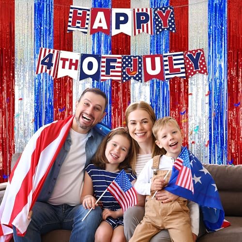 Navy Blue Fringe Curtain Backdrop 3 Pack, 3.2 x 8.2 FT Graduation Decor - Image 5