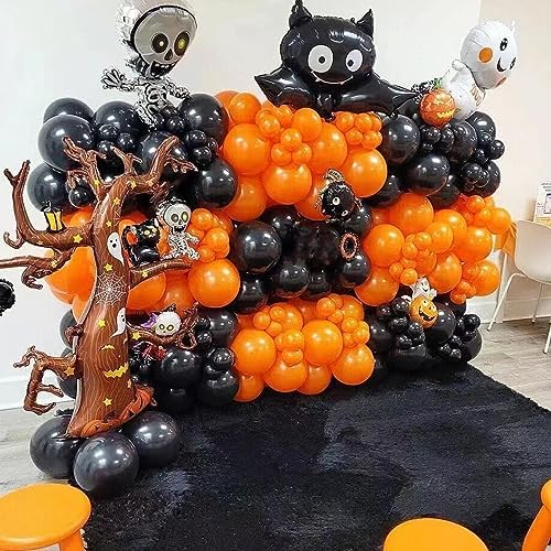 412pcs Orange Balloons 18 12 10 5 Inch Orange Balloon Garland Arch Kit Different Sizes Matte Latex Balloons for Baby Shower Christmas Birthday Festival Happy Fall-Themed Parties Party Decoration - Image 4