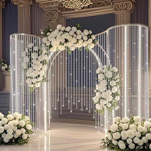24 Pcs 79 Inch Clear Acrylic Crystal Garland Strands - Image 3