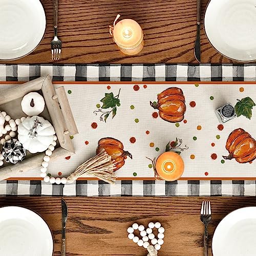 Artoid Mode 210 GSM Fall Table Runner Home Party Decor 13x36 Inch - Image 4
