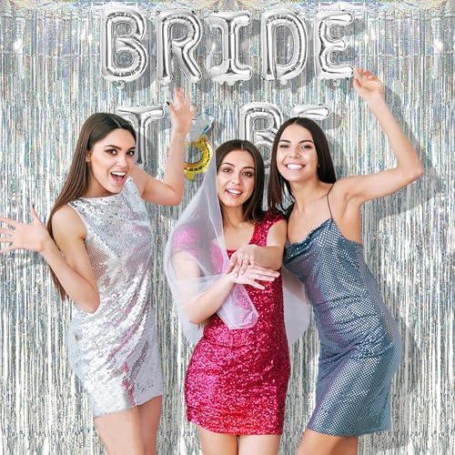BRAVESHINE Silver Streamers Party Fringe Backdrop Christmas Decorations - Image 2