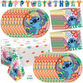 Lilo and Stitch Birthday Decorations for Party with Banner, Table Cloth by Unique
