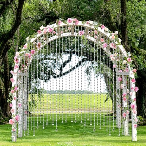 24 Pcs 79 Inch Clear Acrylic Crystal Garland Strands - Image 6
