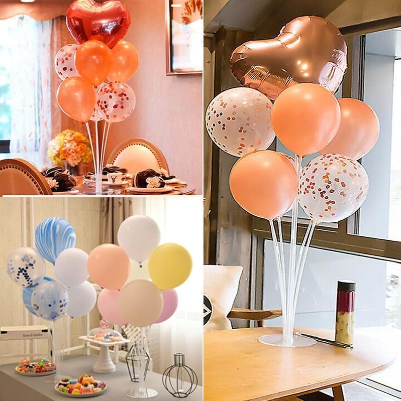 20 Sets Balloon Stand Kit, Balloon Sticks Holder with Base Birthday Wedding Graduation Party Decortaions Table Centerpieces Balloon Arch kit - Image 6