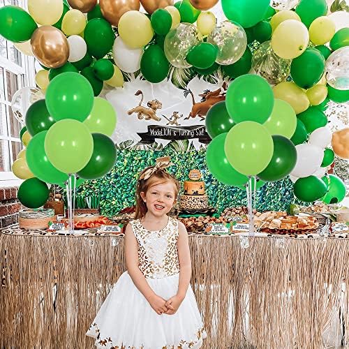 TONIFUL 4 Set Green Balloon Stand Balloon Centerpiece for Table Decorations - Image 6